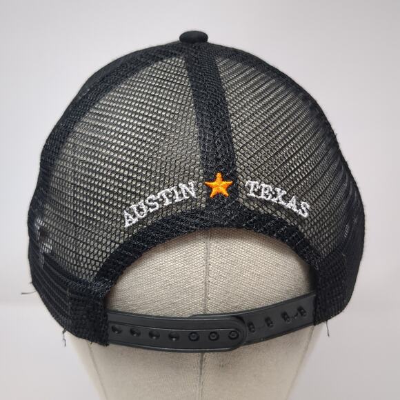 Tito's Handmade Vodka Austin Texas Snapback Trucker Hat Black One Size Mesh Back - Picture 6 of 9